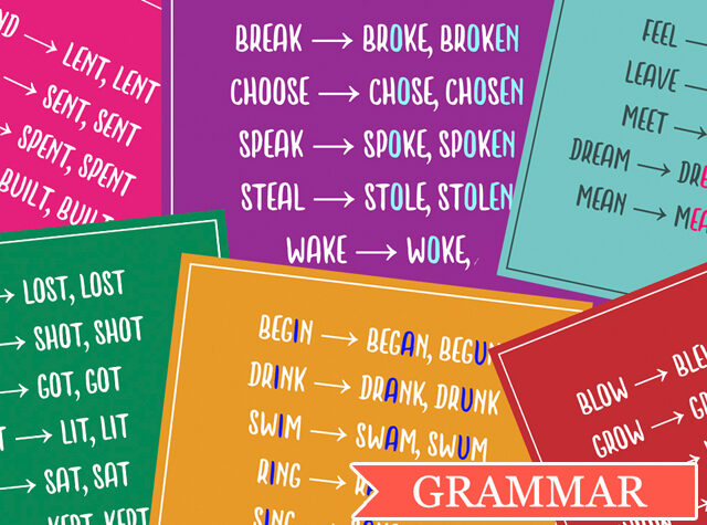 Як запам'ятати неправильні дієслова (irregular verbs)